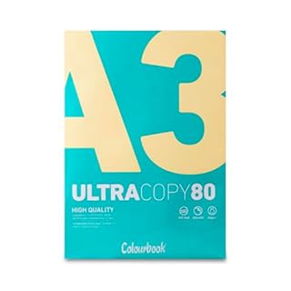 Colourbook | Carta A3 bianca 42x30cm, 80g/m², 500 fogli | Compatibile laser e inkjet, confezione robusta, uso ufficio e scolastico | Stampa nitida e versatile