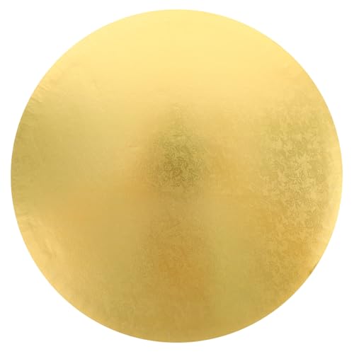 MUCKLILY Round Cake Drum Convenient Cake Plate for Easy Transfer and Display Lightweight and for Weddings and Birthdays Prevents Damage Baking Tool