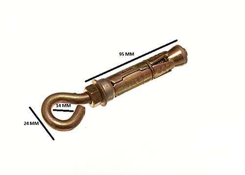 Boulons d'ancrage à crochet fermé acier YZP 6mm : stoppez les risques d'arrachement - 2