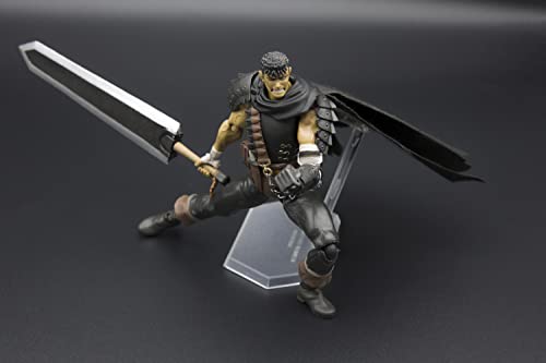 Siesdio Berserk Guts Black Swordsman Version Repaint Edition Figma Action Figure Assembly Action Figure Anime Pvc Abs 6.6Inches #TOP6