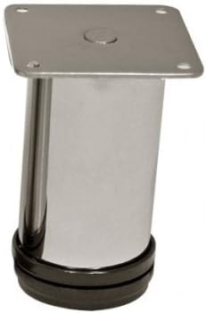 4" Tall Adjustable Coffee Leg - Polished Chrome