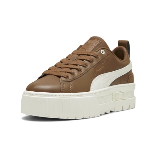 Image of PUMA Womens Mayze Flawless Lace Up Platform Sneakers Shoes Casual