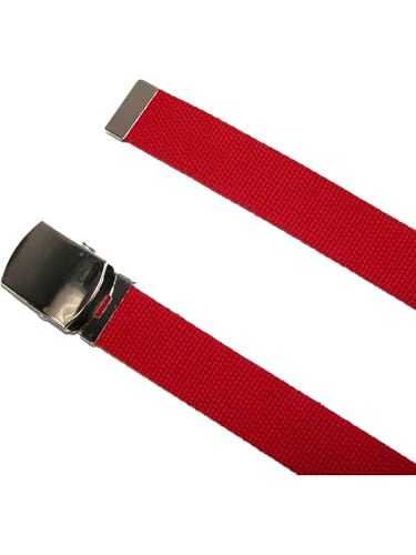 CTM Cotton Adjustable Belt with Nickel Buckle4