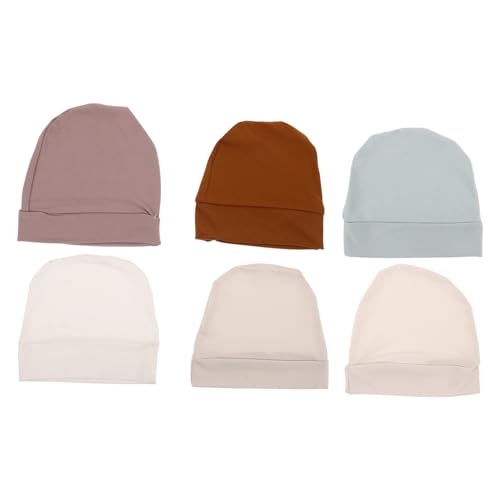 Gorros de recién nacido Hohopeti ideales para regalo de fiesta baby shower, 6 piezas