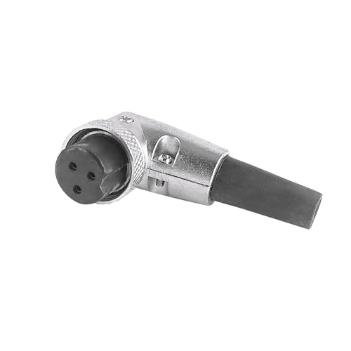 Image of MX 3 Pin XLR Microphone pin Pure Copper Nickel Plated for High Conductivity microphone (3-Pin Male Connector (Right-Angle), Pack of 4, Male Connector)