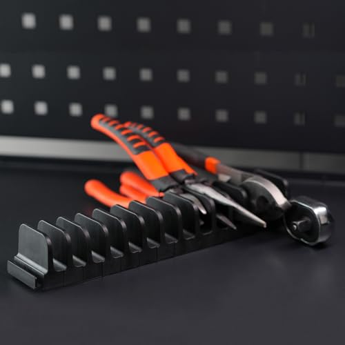 Image of DEHOYI 24 pcs Magnetic Plier Organizer Set for Toolbox & drawer Storage|Modular Plier holders for Mechanics, Technicians, Space-Saving & Quick-Access,Gift for father and boyfriend(Black)
