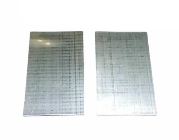 Piastra Catodo in Acciaio Inox 100x65x0.2mm, 100 pcs