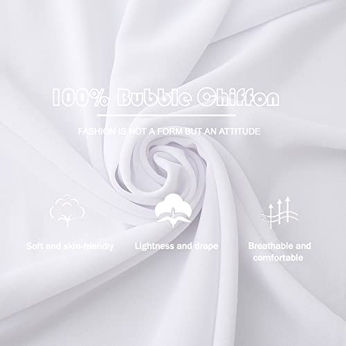 Yeieeo Instant Chiffon Hijab with Undercap Fashion Solid Color Chiffon Head Wraps Under Scarf Caps Muslim Fashion Bandage3