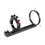 CNC-gefräster Aluminiumständer für ASI gekühlte Kameras, 78 mm ID-Klemme für Teleskoprohr und Halterung, leicht, vibrationsarm, erweiterbares Design (130 mm + 400 mm schwarz)