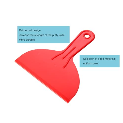 3 Pcs Putty Knife,Flexible Plastic Paint Scraper Tool for Spackling,Spreader, Spackle, Putty Knife Scraper, Tamale Spreader Tool 3-Pack: 1-1/2", 3", 6", 3 Pcs Putty Knife
