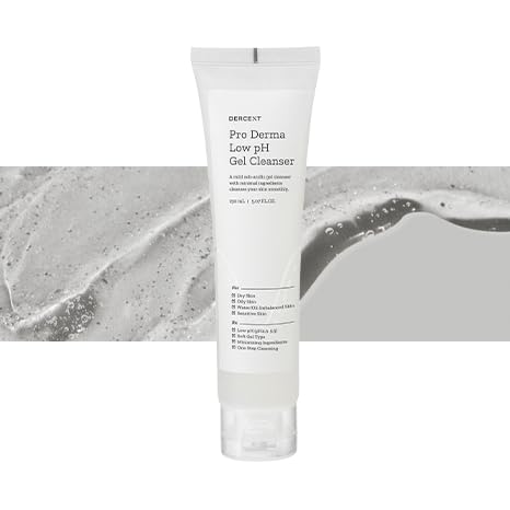 Korean Face Wash Derma Low.pH Gel Cleanser 150ml (5.07 FL.OZ), Face Cleanser, Makeup Remover, Korean Skincare (Pack of 1)