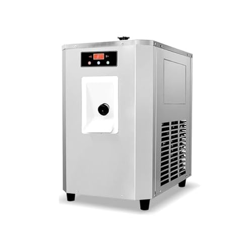 WAOCEO Speiseeismaschine Harteismaschine, kommerzielle, vollautomatische vertikale Harteismaschine mit hoher Ausbeute, Grabkugel-Eismaschine Eismaschine