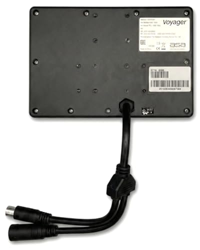 Image of Voyager VOM719WP 7-Inch Heavy-Duty QuadView Observation Monitor, 4 Camera Inputs, 6 Triggers, 12V /24V DC, NTSC /PAL, IPX6 Waterproof, E-Mark Certified
