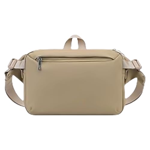 Sac à bandoulière tendance grand sac banane en PU pour homme et femme