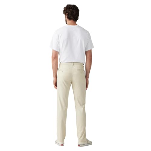 Image of Men's Cream Regular Fit Chinos Trousers