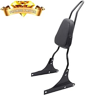 Sissy Bar Backrest For Harley Davidson Heritage Softail FLSTC/Springer FLSTS (Black)