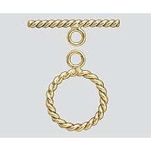 WireJewelry Gold Filled Toggle Clasp Twist 11mm - Pack of 1
