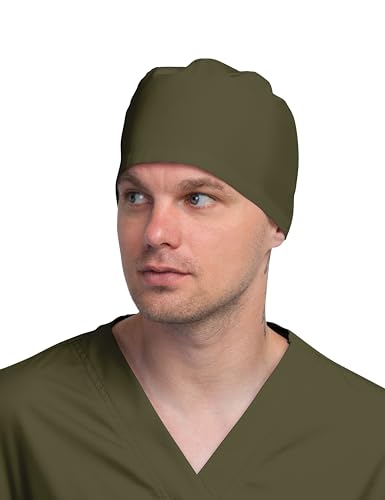 Image of Solid Working Cap Scrub Cap for Women and Men Unisex Surgical Cap Comfortable and Stylish Scrub Hat