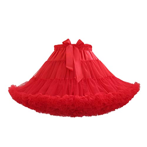 MAOSUO Anágua feminina de tule bufante laço saia tutu fofa Lolita Fashion atraente Cosplay Underskir