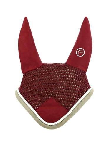 EQUITHEME Bonnet Polyfun - Couleurs - Bordeaux, Taille Equipement Cheval - Cheval