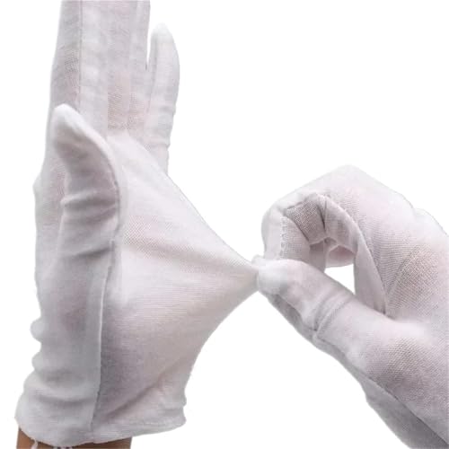 Guantes blancos suaves para conducción segura y tareas del hogar lote de 30 5