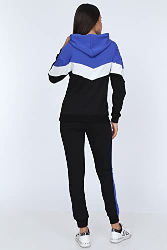 C K CrisKat Tuta da donna completa con felpa da