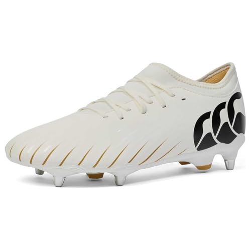 Image of Canterbury Speed Falcon Team SG Rugby Boots White /Gold