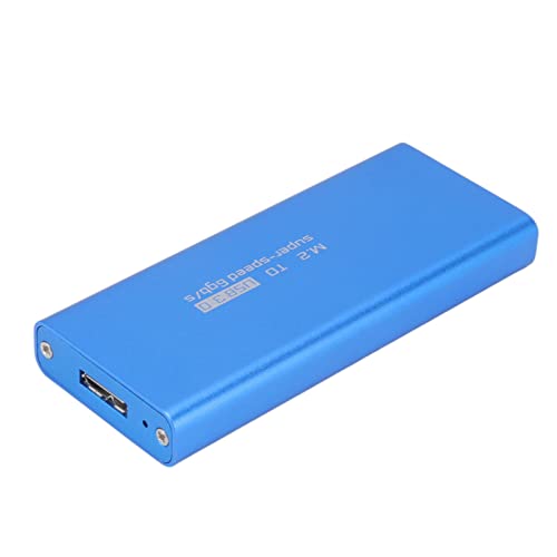 Adaptador MSATA a USB 3.0, carcasa azul de aleación de aluminio miniatura 2