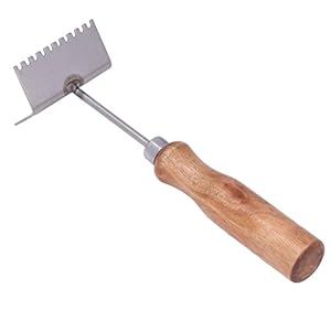 BuyWeek Bijenteelt Schraper, Rvs Bee Frame Schop Koningin Bee Bijenkorf Schoonmakende Schop voor Tuin