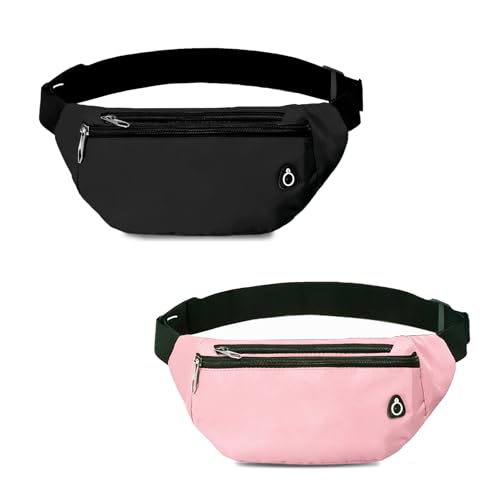Fanny Pack for Women Men,Crossbody Water Resistant Sports Waist Bag Pack