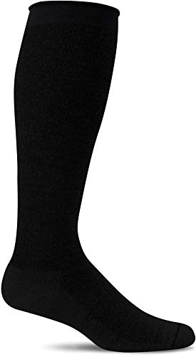 Sockwell Women's Full Floral Moderate Graduated Compression Sock Wide Calf Fit