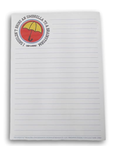 Bloc de notas de Ted Lasso Show-Offs, el regalo original de 100 hojas para coleccionistas