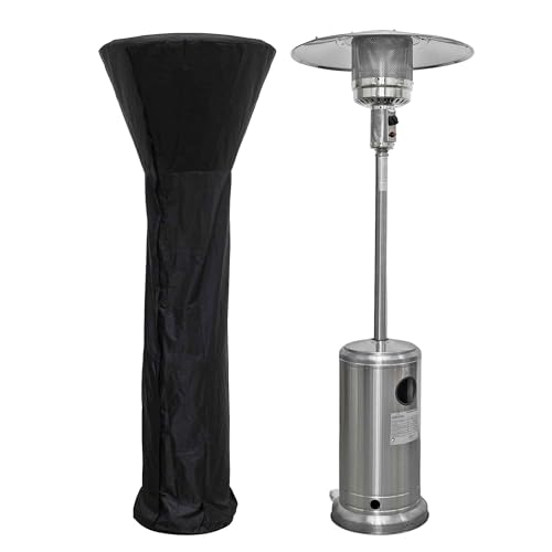 Dellonda Freestanding Gas Patio Heater 13kW with wheels for Commercial & Domestic Use, Supplied with...