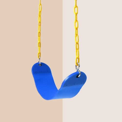 Siège de balançoire抗usure avec support et chaîne pour remplacer les cordes - 7