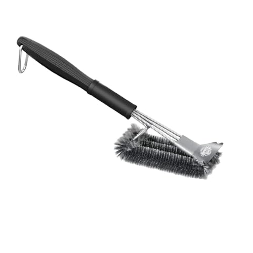 Grill Guard BBQ Grill Cleaning Brush&Scraper Premium 18 Stainless Steel Grill Cleaning Brush for Weber Gas Charcoal & Infrared Grills Heavy Duty BBQ Accessories & Grill Grate Cleaner