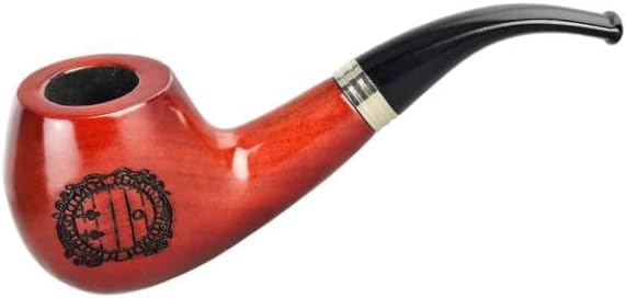 Pulsar Shire Pipes - HOBBITON Cherry Bent Apple Tobacco Pipe - 5.5" Long - Officially Licensed The Lord of the Rings Collectible