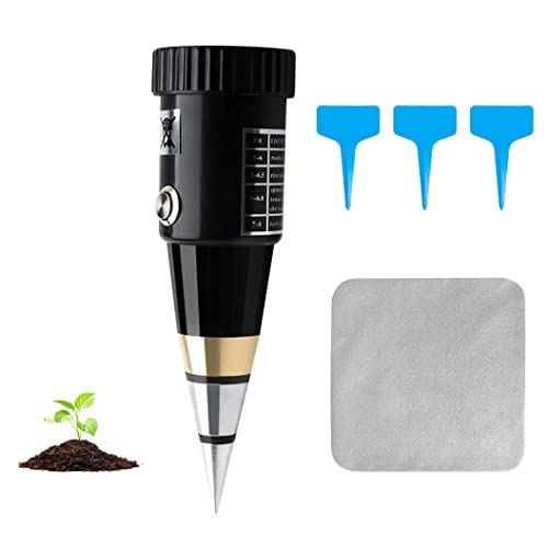 Soil Ph & Moisture Meter Hygrometer Metal Sensor Plant Water Tester Monitor Test Kits For Garden, Field, Farm, Lawn, Indoor And Outdoor,Promote Plants Healthy Growth #TOP1