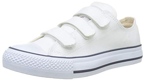 Victoria Tribu Velcros Lona, Zapatillas Unisex Adulto, Blanco (Blanco 20), 42 EU