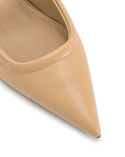 جيه دبليو بي اي اي صندل هيلينا مفتوح من الخلف للنساء - كاكي