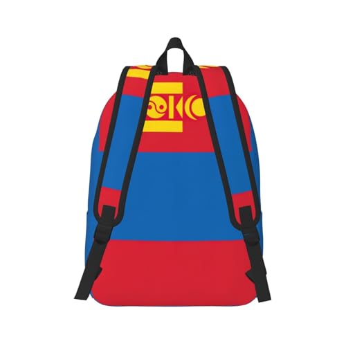 Sac à dos voyage drapeau mongol léger et ultra résistant - 3