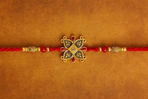 WoWsome Rakhi | Rakhi-Traditional Mat Flower Rakhi For Brother's/Bhai On Rakkshabandhan2