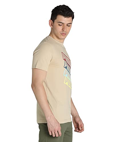 Image of Puma Men Cotton Fitted T-Shirt