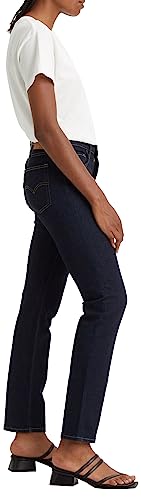 Image of Levi's Women's 724 High Rise Straight, Blue Wave Rinse, 29W x 28L