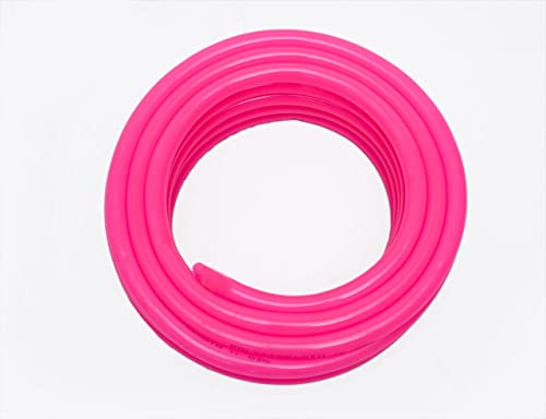 Image of PVC Water Pipe| Lightweight, Durable & Flexible Watering Garden, Cleaning, Outdoor-Indoor Use (30 MTR (0.75 INCH), PINK)
