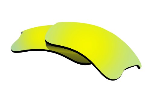 Polarized Lens Replacement Compatible with Oakley Flak Jacket XLJ Sunglasses Lenses Polarized Gold