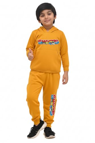 Image of Winter Sweatshirt or Hoodie with Lower Set | Kids clothing set for Boys(Pack of 1)
