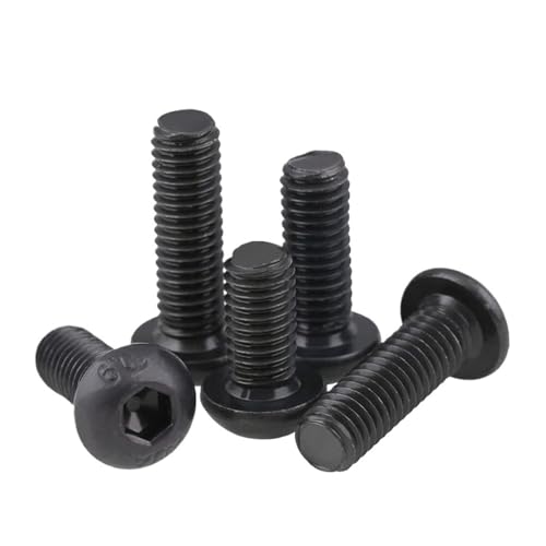 Vis M4 meuble acier 10.9 noir pour réparer et rigidifier les structures en bois