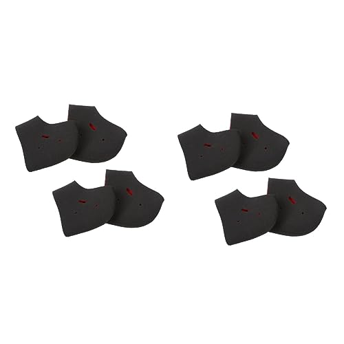 FOMIYES Heels Socks Gel 4 Pairs Moisturizing Heel Socks Heel Cushion Socks Cracked Heel Socks Heel Support Socks Dry Feet Socks Spa Socks Plantar Socks Heel Protector Anti-Crack Ankle Support