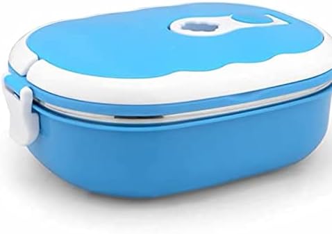 Lunch Box ~ Pinnacle Insulated Leak Proof Lunch Box for Adults and Kids - Thermal Lunch Container With NEW Heat Release Valve 16 oz ~Set of 2~ Blue-Green