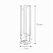 Imagen de Soporte vertical para 18 cápsulas Dolce Gusto de metal cromado de 33 cm